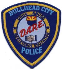 Bullhead City Police D.A.R.E. (Arizona)
Thanks to BensPatchCollection.com for this scan.
Keywords: dare drug abuse resistance education