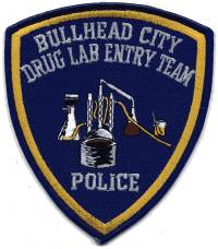 Bullhead City Police Drug Lab Entry Team (Arizona)
Thanks to BensPatchCollection.com for this scan.
