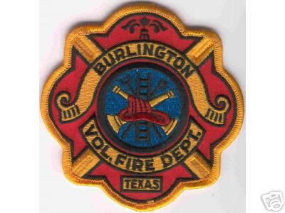 Burlington Vol Fire Dept
Thanks to Brent Kimberland for this scan.
Keywords: texas volunteer department