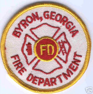 Byron Fire Department
Thanks to Brent Kimberland for this scan.
Keywords: georgia fd