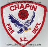 Chapin Fire Department (South Carolina)
Thanks to Dave Slade for this scan.
Keywords: dept. s.c.