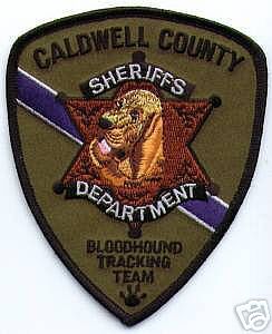 Caldwell County Sheriffs Department Bloodhound Tracking Team (North Carolina)
Thanks to apdsgt for this scan.
Keywords: k-9 k9