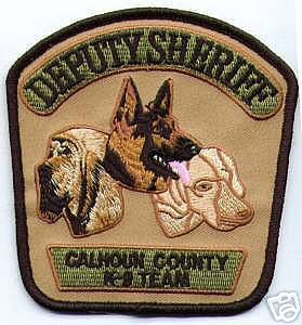 Calhoun County Deputy Sheriff K-9 Team
Thanks to apdsgt for this scan.
Keywords: south carolina k9