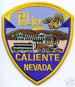 Caliente Police (Nevada)
Thanks to apdsgt for this scan.
