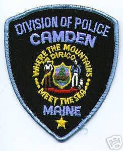 Camden Division of Police
Thanks to apdsgt for this scan.
Keywords: maine