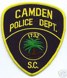 Camden Police Dept (South Carolina)
Thanks to apdsgt for this scan.
Keywords: department