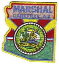 Carefree Marshal (Arizona)
Thanks to BensPatchCollection.com for this scan.

