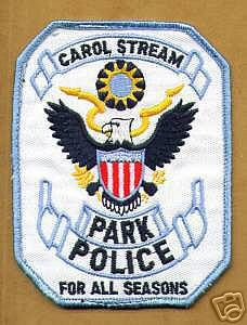Carol Stream Park Police (Illinois)
Thanks to apdsgt for this scan.
