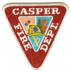 Casper Fire Dept
Thanks to PaulsFirePatches.com for this scan.
Keywords: wyoming department