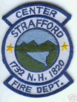 Center Strafford Fire Department (New Hampshire)
Thanks to Brent Kimberland for this scan.
Keywords: dept. n.h. nh