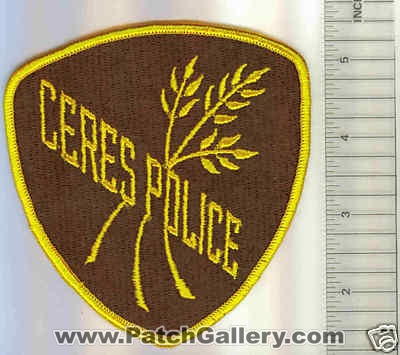 Ceres Police (California)
Thanks to Mark C Barilovich for this scan.
