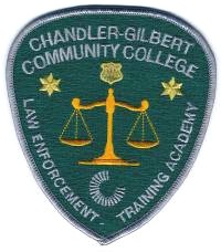Chandler Gilbert Community College Law Enforcement Training Academy (Arizona)
Thanks to BensPatchCollection.com for this scan.
Keywords: police