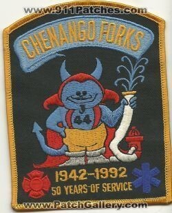 Chenango Forks Fire Department 50 Years of Service (New York)
Thanks to Mark Hetzel Sr. for this scan.
Keywords: 44