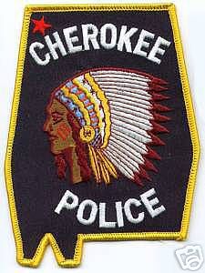 Cherokee Police
Thanks to apdsgt for this scan.
Keywords: alabama