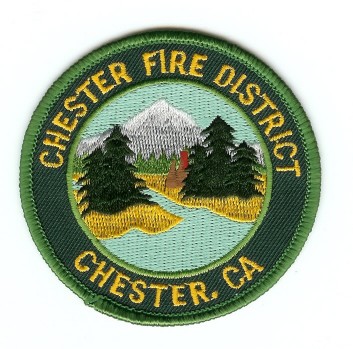 Chester Fire District
Thanks to PaulsFirePatches.com for this scan.
Keywords: california