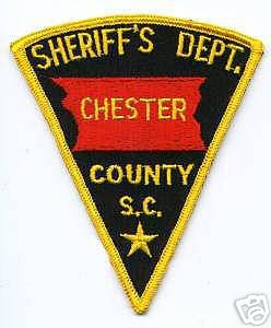 Chester County Sheriff's Dept (South Carolina)
Thanks to apdsgt for this scan.
Keywords: sheriffs department