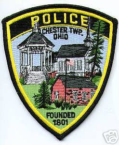 Chester Township Police
Thanks to apdsgt for this scan.
Keywords: ohio twp