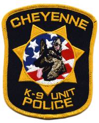 Cheyenne Police K-9 Unit (Wyoming)
Thanks to BensPatchCollection.com for this scan.
Keywords: k9