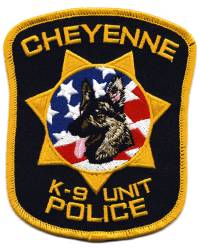 Cheyenne Police K-9 Unit (Wyoming)
Thanks to BensPatchCollection.com for this scan.
Keywords: k9