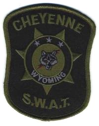 Cheyenne Police S.W.A.T. (Wyoming)
Thanks to BensPatchCollection.com for this scan.
Keywords: swat