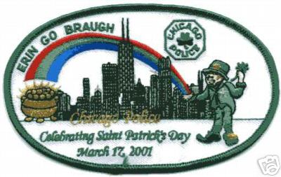 Chicago Police Celebrating Saint Patrick's Day (Illinois)
Thanks to Jason Bragg for this scan.
Keywords: st patricks