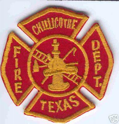 Chillicothe Fire Dept
Thanks to Brent Kimberland for this scan.
Keywords: texas department