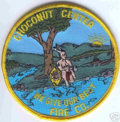 Choconut Center Fire Co
Thanks to Brent Kimberland for this scan.
Keywords: new york company