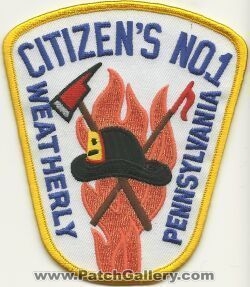 Citizens Fire Company Number 1 Weatherly (Pennsylvania)
Thanks to Mark Hetzel Sr. for this scan.
Keywords: citizen's no. #1