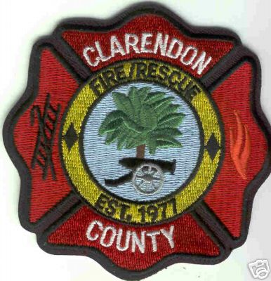 Clarendon County Fire Rescue
Thanks to Brent Kimberland for this scan.
Keywords: south carolina