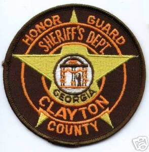 Clayton County Sheriff's Dept Honor Guard
Thanks to apdsgt for this scan.
Keywords: georgia sheriffs department