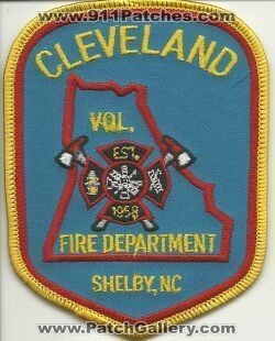 Cleveland Volunteer Fire Department (North Carolina)
Thanks to Mark Hetzel Sr. for this scan.
Keywords: vol. shelby nc