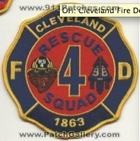 Cleveland FIre Department Rescue Squad 4 (Ohio)
Thanks to Mark Hetzel Sr. for this scan.
Keywords: fd