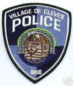 Cleves Police (Ohio)
Thanks to apdsgt for this scan.
Keywords: village of