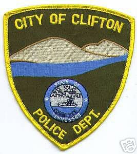 Clifton Police Dept (Tennessee)
Thanks to apdsgt for this scan.
Keywords: department city of
