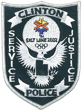 Clinton Police Salt Lake 2002 Olympics
Thanks to Alans-Stuff.com for this scan.
Keywords: utah