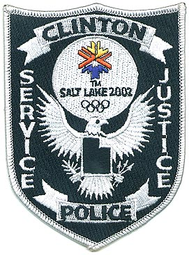 Clinton Police Salt Lake 2002 Olympics
Thanks to Alans-Stuff.com for this scan.
Keywords: utah
