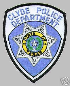 Clyde Police Department (Texas)
Thanks to apdsgt for this scan.
