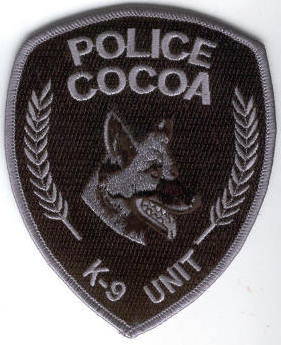 Cocoa Police K-9 Unit
Thanks to Enforcer31.com for this scan.
Keywords: florida k9