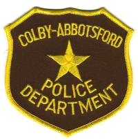 Colby Abbotsford Police Department (Wisconsin)
Thanks to BensPatchCollection.com for this scan.
