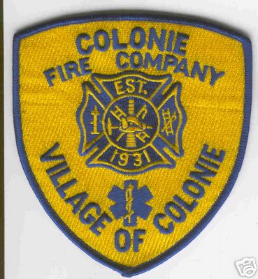 Colonie Fire Company
Thanks to Brent Kimberland for this scan.
Keywords: new york village of