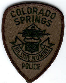 Colorado Springs Police
Thanks to Enforcer31.com for this scan.
