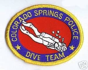 Colorado Springs Police Dive Team (Colorado)
Thanks to apdsgt for this scan.
