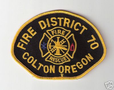 Colton Fire District #70
Thanks to Bob Brooks for this scan.
Keywords: oregon rescue