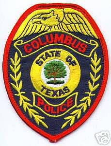 Columbus Police (Texas)
Thanks to apdsgt for this scan.
