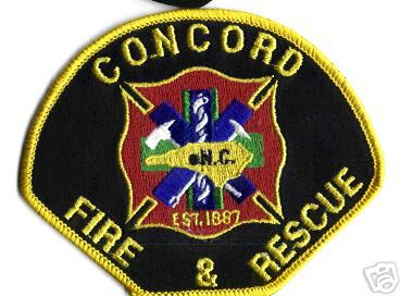 Concord Fire & Rescue
Thanks to Mark Stampfl for this scan.
Keywords: north carolina