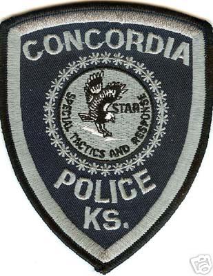 Concordia Police STAR Special Tactics and Response
Thanks to Conch Creations for this scan.
Keywords: kansas