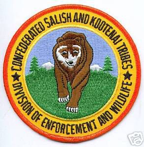 Confederated Salish and Kootenai Tribes Division of Enforcement and Wildlife (Montana)
Thanks to apdsgt for this scan.
Keywords: police
