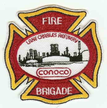 Conoco Lake Charles Refinery Fire Brigade
Thanks to PaulsFirePatches.com for this scan.
Keywords: louisiana