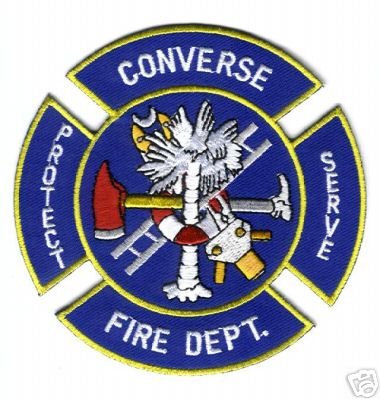 Converse Fire Dept (South Carolina)
Thanks to Mark Stampfl for this scan.
Keywords: department
