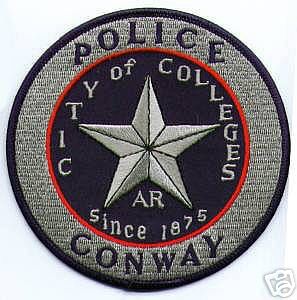 Conway Police (Arkansas)
Thanks to apdsgt for this scan.
